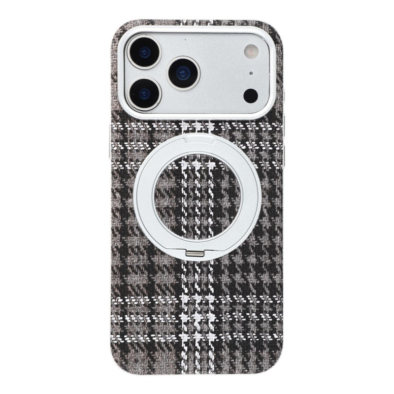iPhone 18 Pro Max / 17 Pro Max Hülle aus Stoff mit Hahnentrittmuster