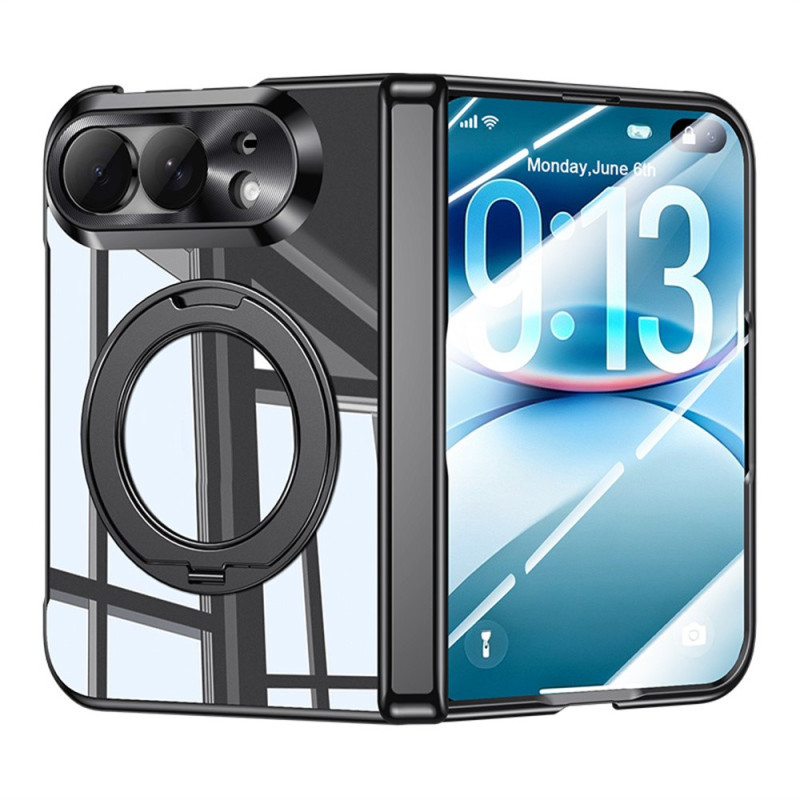 Coque iPhone Duo Magnétique avec Support 360° et Verre Trempé