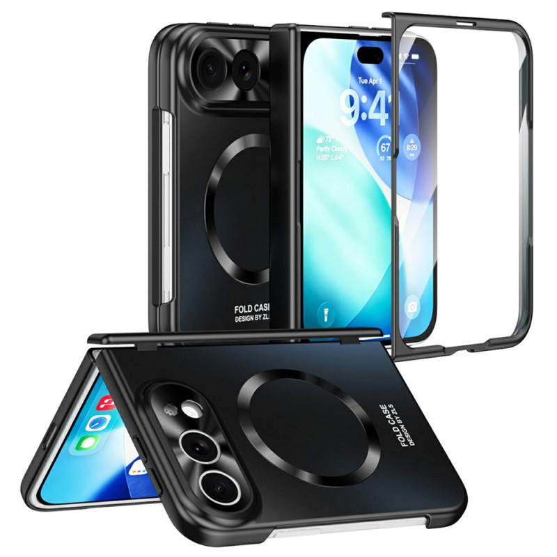 Magnetische iPhone-Duo-Hülle mit Galvanikbeschichtung und gehärtetem Glas