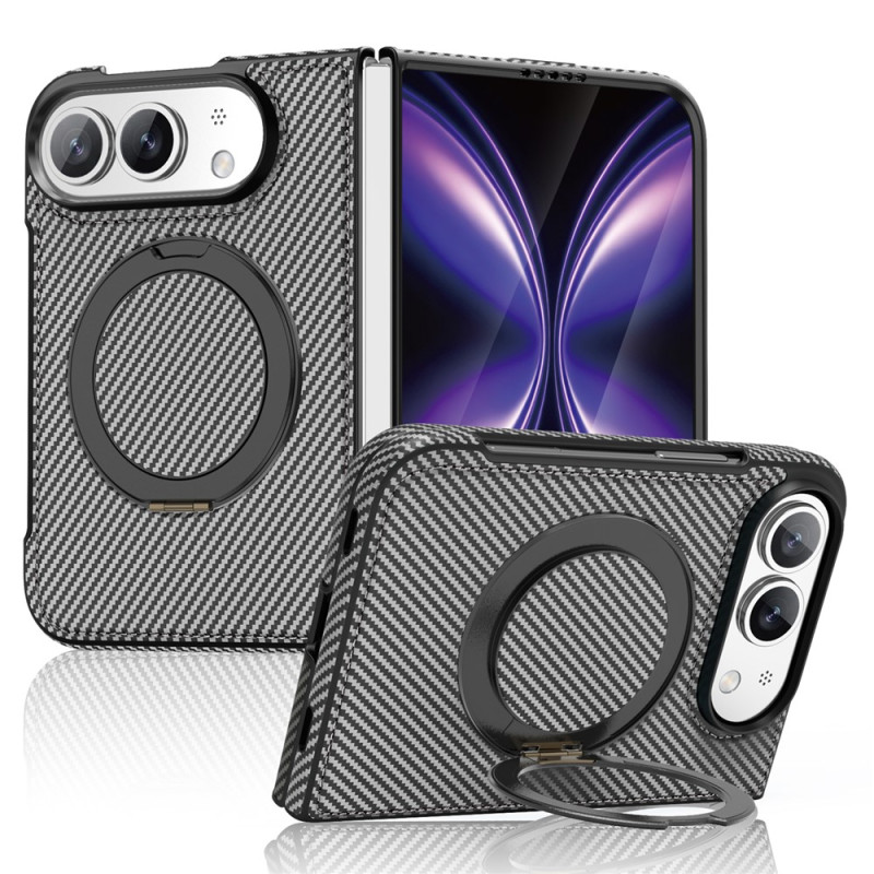iPhone Duo MagSafe-Hülle in Carbon-Optik mit Halterung