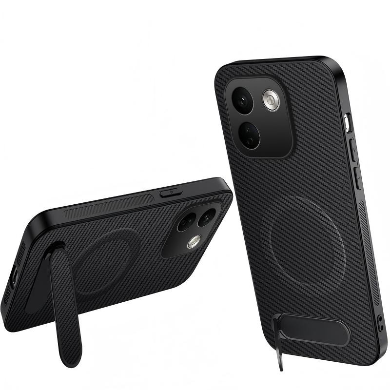 Coque Xiaomi Redmi Note 17 Pro Max 5G Fibre Carbone avec Support