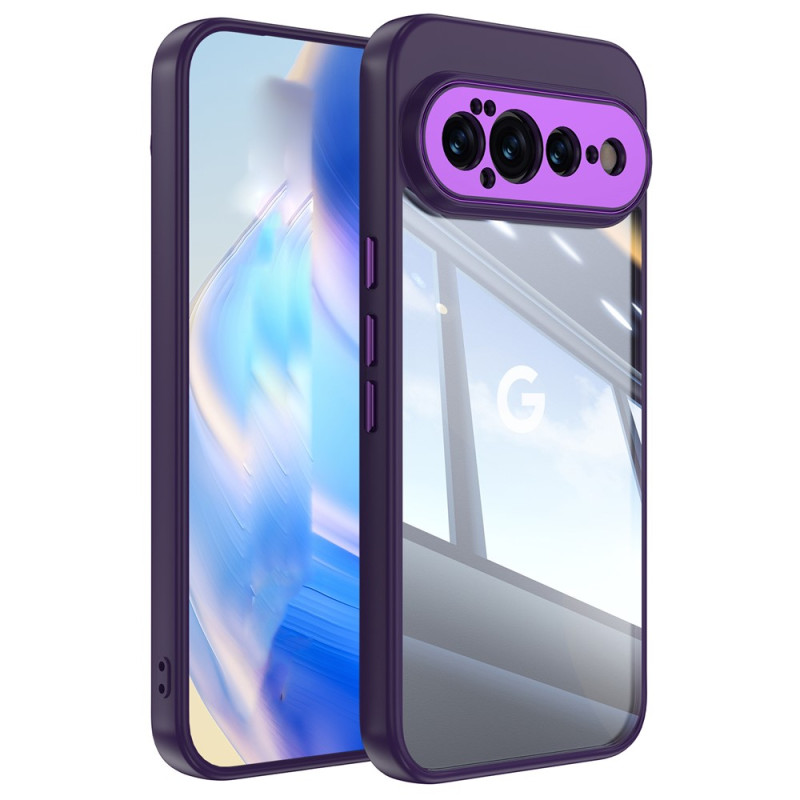 Transparente Google Pixel 11 Pro-Hülle mit Metallrahmen