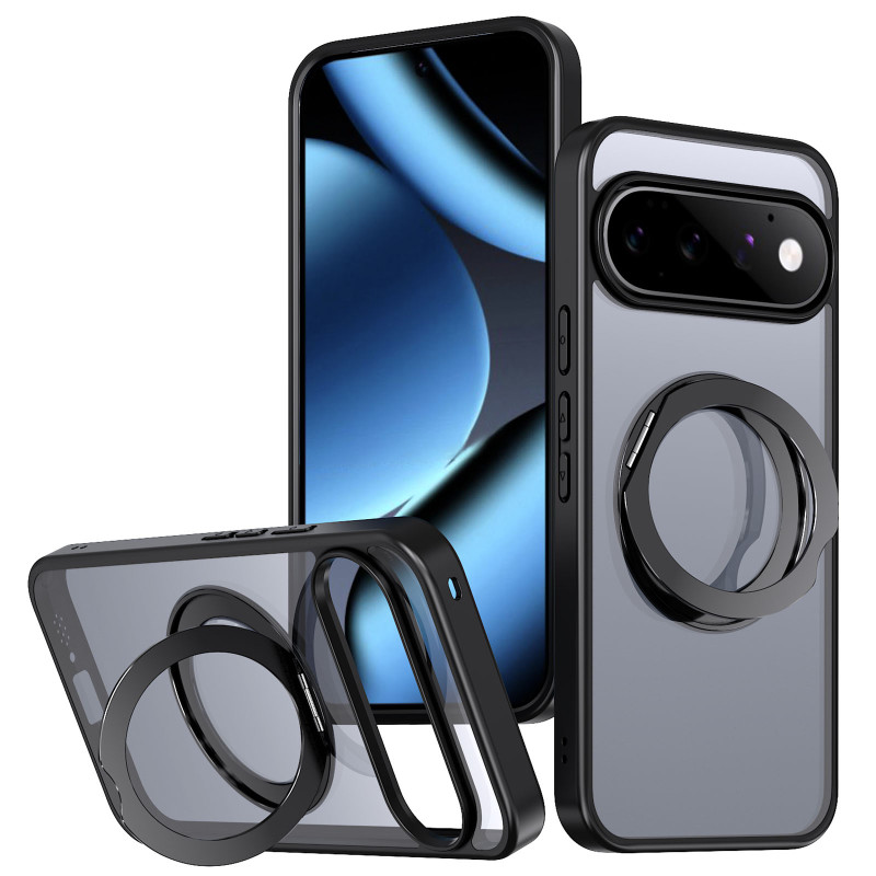 Coque Google Pixel 11 Pro Magnétique Antichoc avec Support Rotatif