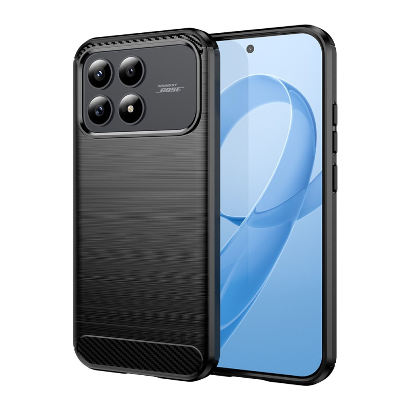 Poco F9 Pro-Hülle aus gebürstetem Carbon