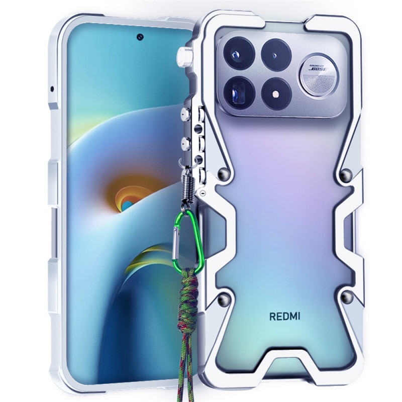 Poco F9 Pro Aluminium-Hülle im mechanischen Stil