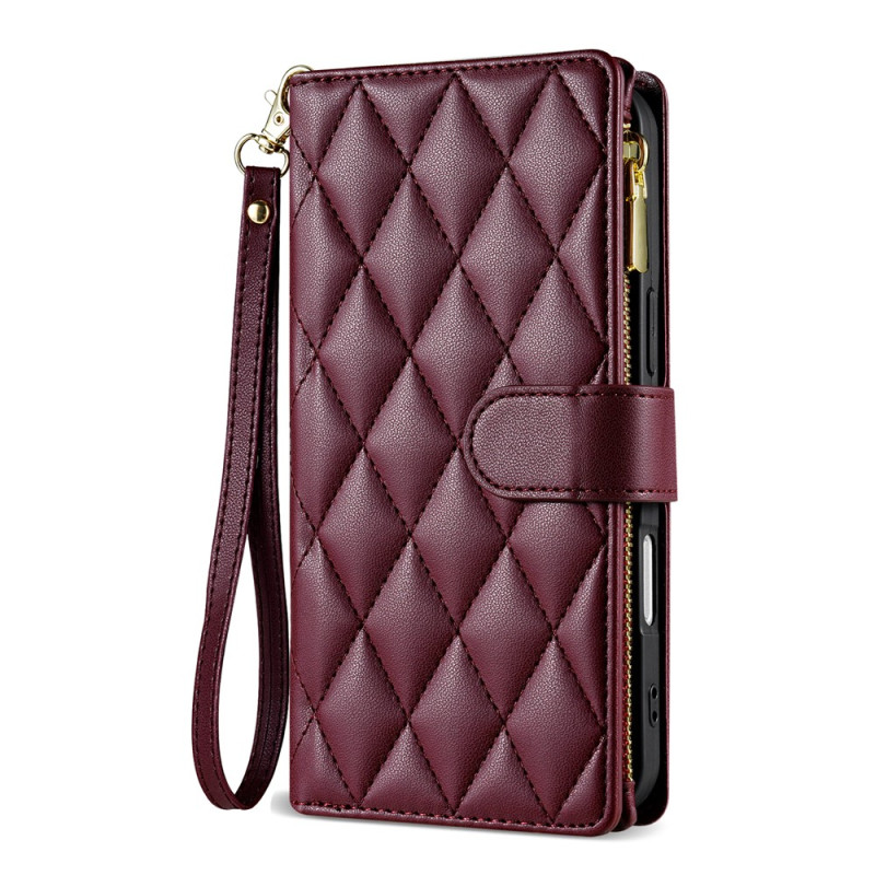 iPhone 18 Pro / 17 Pro Hülle – gesteppte Brieftasche