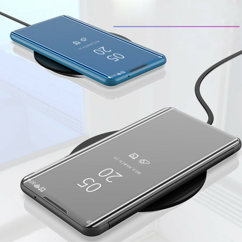 View Cover Samsung Galaxy Note 10 Spiegel und Kunstleder