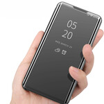 View Cover Samsung Galaxy Note 10 Spiegel und Kunstleder