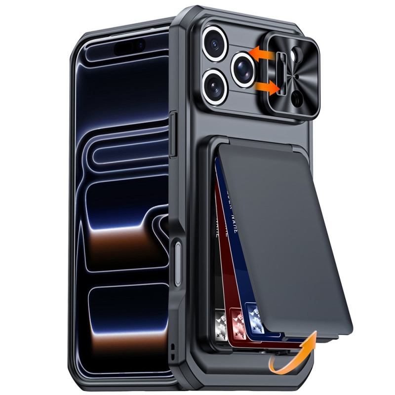 Anti-RFID-Hülle für iPhone 18 Pro Max / 17 Pro Max mit Kartenfach und Kameraabdeckung