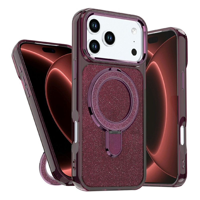 Stoßfeste iPhone 18 Pro Max / 17 Pro Max-Hülle mit Glitzer und Haltering