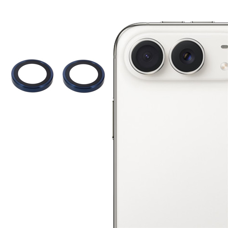 Schutzglas aus gehärtetem Glas für das iPhone mit zwei Ringen