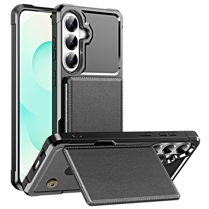 Hülle für Samsung Galaxy A18 4G / A17 4G / 5G mit Kartenfach, Ständer und verstärkten Ecken
