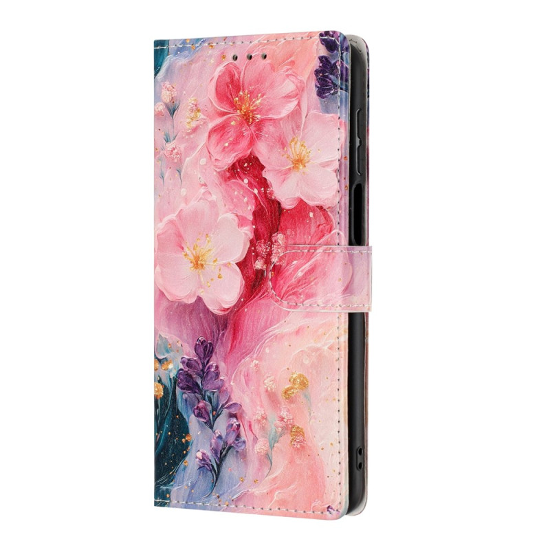 Hülle für Samsung Galaxy A18 4G / A17 4G / 5G – Blumen und Schmetterlinge
