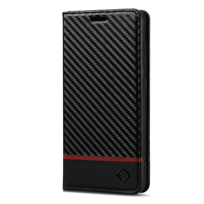 Flip-Cover für Samsung Galaxy A18 4G / A17 4G / 5G aus Kohlefaser von LC.IMEEKE