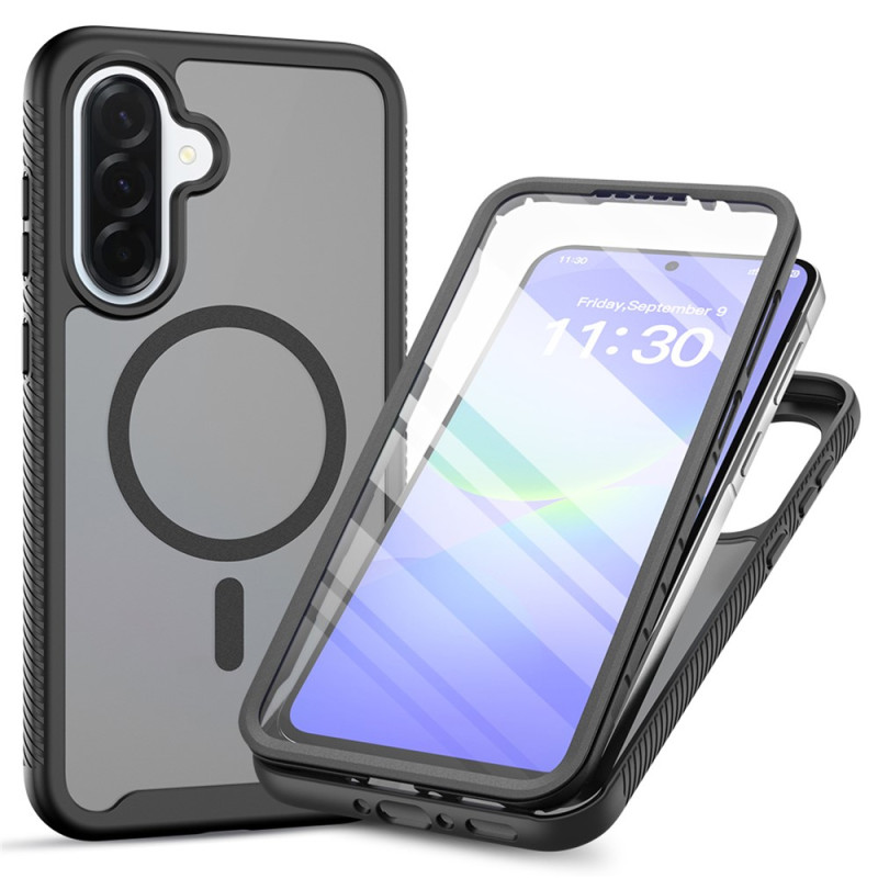 3-in-1-Magnethülle für Samsung Galaxy A18 4G / A17 4G / 5G mit Displayschutzfolie