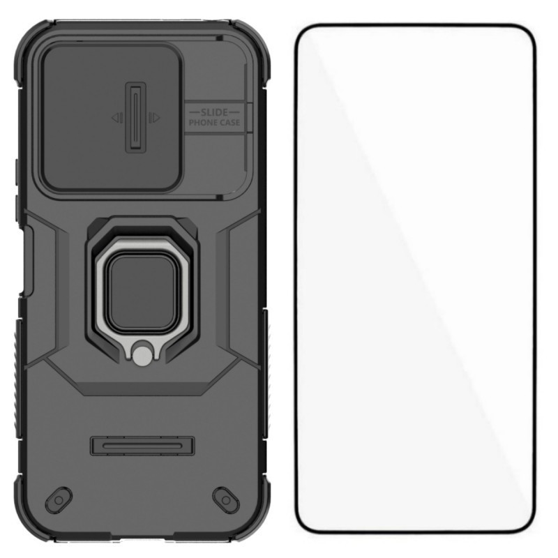 Robuste Ring-Hülle für das Xiaomi Redmi 17 5G / 4G mit Displayschutzfolie
