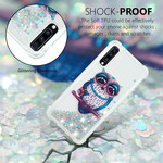 Samsung Galaxy A70 Miss Eule Glitzer Cover Samsung Galaxy A70 Miss Eule Glitzer Cover