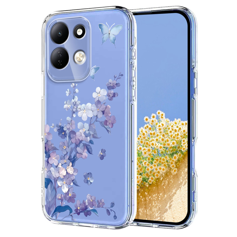 Coque Xiaomi Redmi 17 5G / 4G Transparente Florale