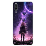 Samsung Galaxy A70 Hülle Magischer Vollmond