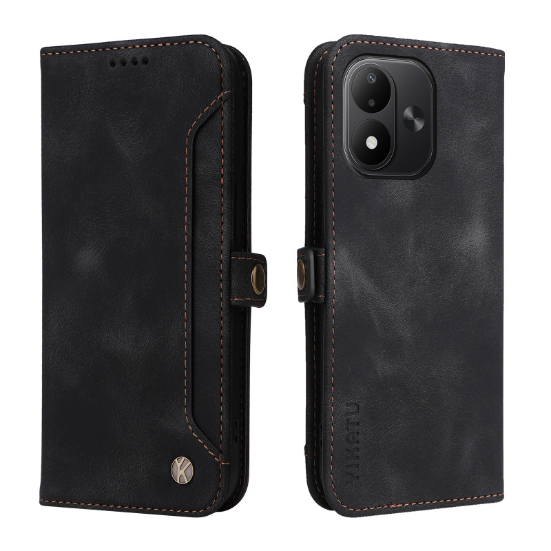 Xiaomi Redmi Note 17 5G/4G Hülle im Brieftaschenstil mit außenliegendem Kartenfach