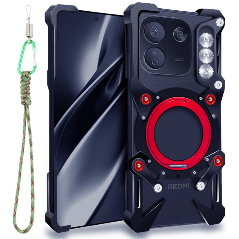 Magnetische Schutzhülle für das Xiaomi Redmi Note 17 Pro Max 5G mit 360°-Halterungsring