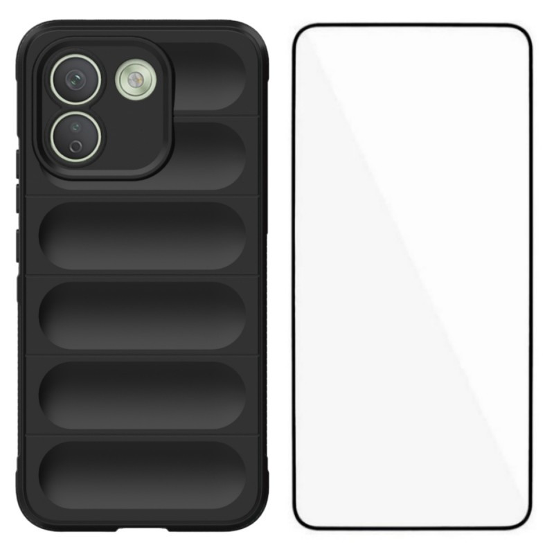 Rutschfeste Hülle für das Xiaomi Redmi Note 17 Pro Max 5G mit Displayschutzfolie