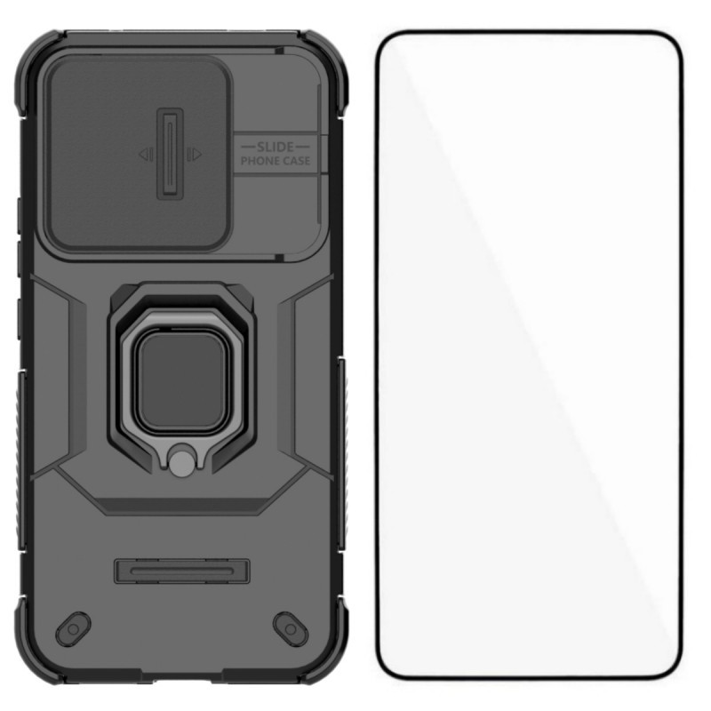 Robuste Xiaomi Redmi Note 17 Pro Max 5G Ring-Hülle mit Displayschutzfolie