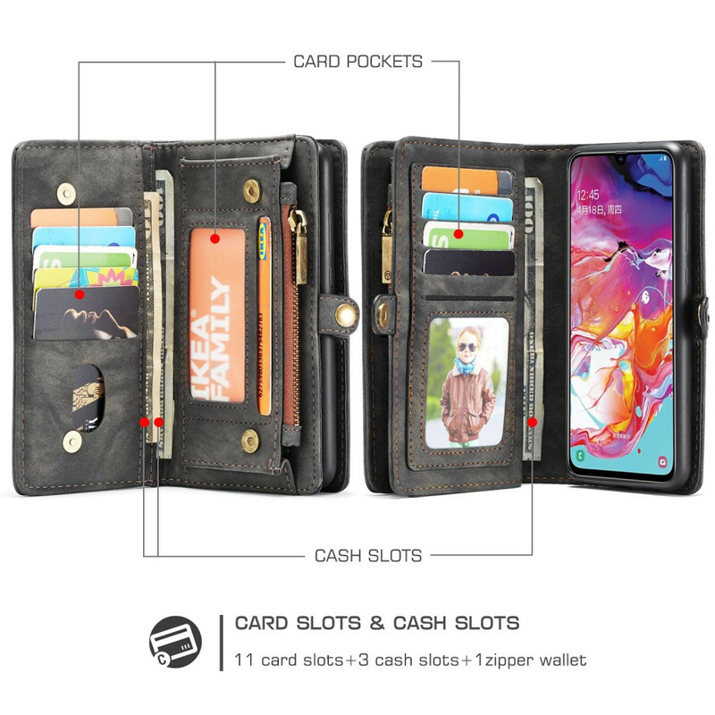 Samsung Galaxy A70 CASEME Hülle Abnehmbare Hülle Samsung Galaxy A70 CASEME Hülle Abnehmbare Hülle