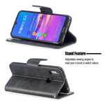 Huawei Y6 2019 Glatt Schräge Klappe Hülle