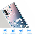Samsung Galaxy Note 10 Plus Cover Weiße Blumen