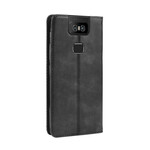 Flip Cover Asus ZenFone 6 Vintage Styled Leather Effect