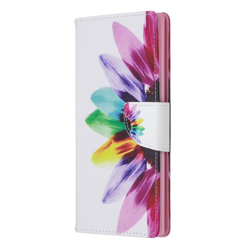 Hülle Samsung Galaxy Note 10 Plus Blume Aquarell