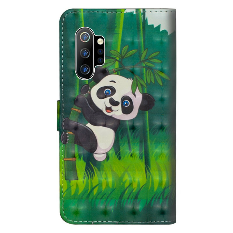 Samsung Galaxy Note 10 Plus Hülle Panda und Bambus