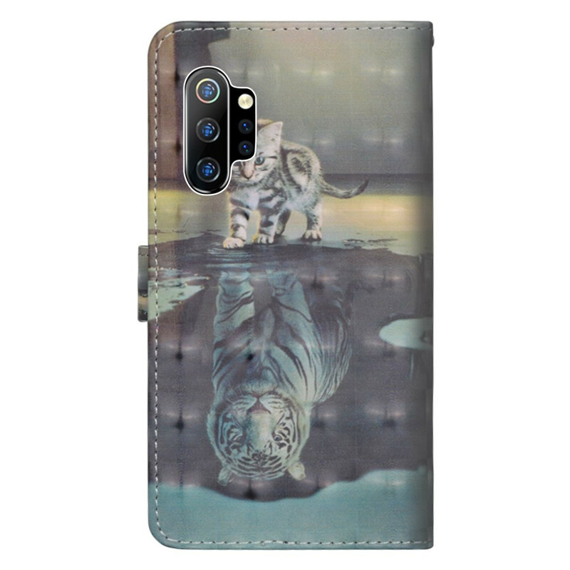 Hülle Samsung Galaxy Note 10 Plus Ernest Der Tiger