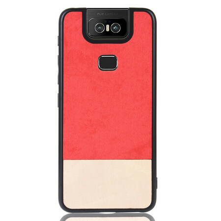 Cover Asus ZenFone 6 Zweifarbig Kunstleder