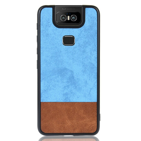 Cover Asus ZenFone 6 Zweifarbig Kunstleder