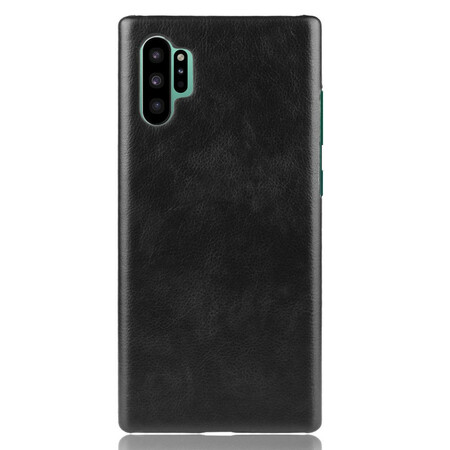 Samsung Galaxy Note 10 Plus Cover Lederoptik Litchi Klassisch