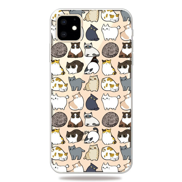 iPhone Cover 11 Top Katzen