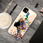 iPhone 11 Cover Schöner Blumenkopf