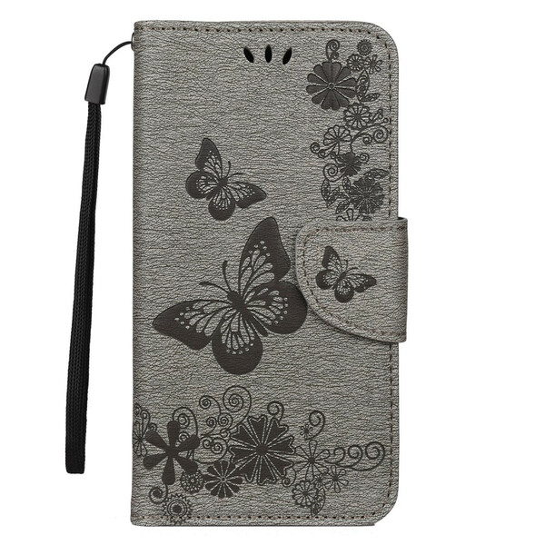 iPhone 11 Splendid Schmetterlinge Tasche mit Riemen