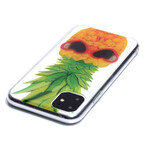 Transparentes iPhone 11 Cover Incognito Ananas