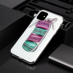 Transparentes iPhone 11 Cover Macarons Gourmands