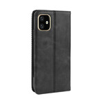 Flip Cover iPhone 11 Pro Max Vintage Styled Leather Effect