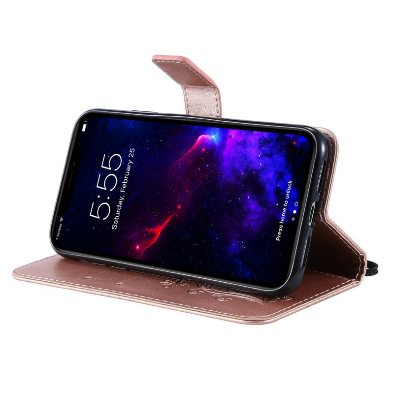 iPhone 11 Hülle Riesige Schmetterlinge mit Riemen