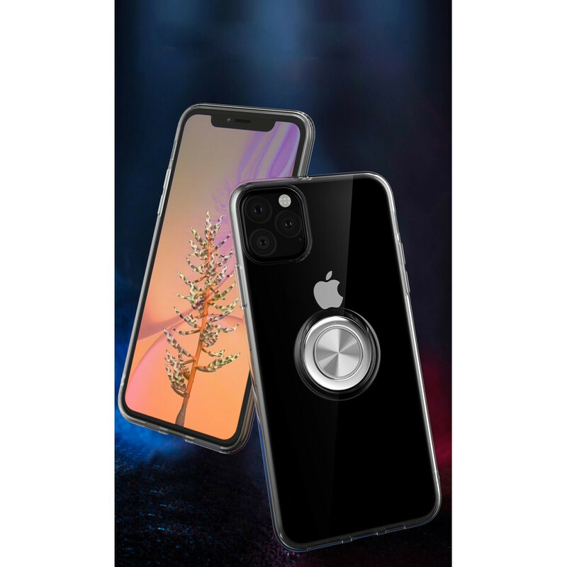 Transparentes iPhone 11 Pro Max Cover mit Ringhalter