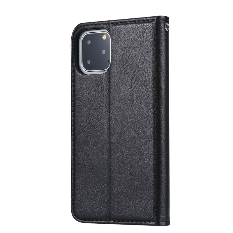Flip Cover iPhone 11 Pro Max Kunstleder Kartenhalter