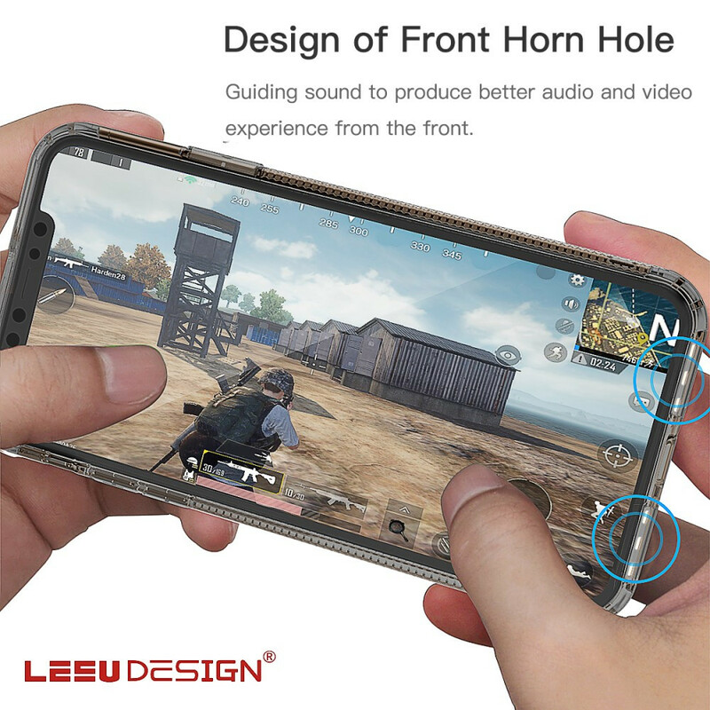 Transparente iPhone 11 Hülle LEEU Schutzkissen