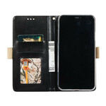iPhone 11 Pro Hülle Lace Geldbörse mit Riemen