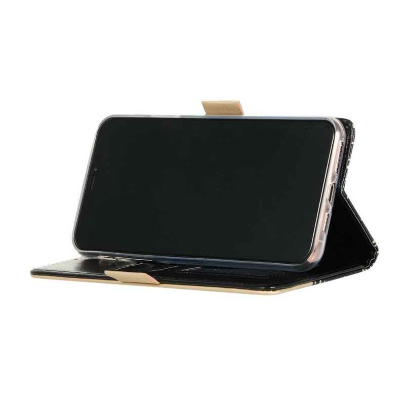 iPhone 11 Hülle Lace Geldbörse mit Umhängeband