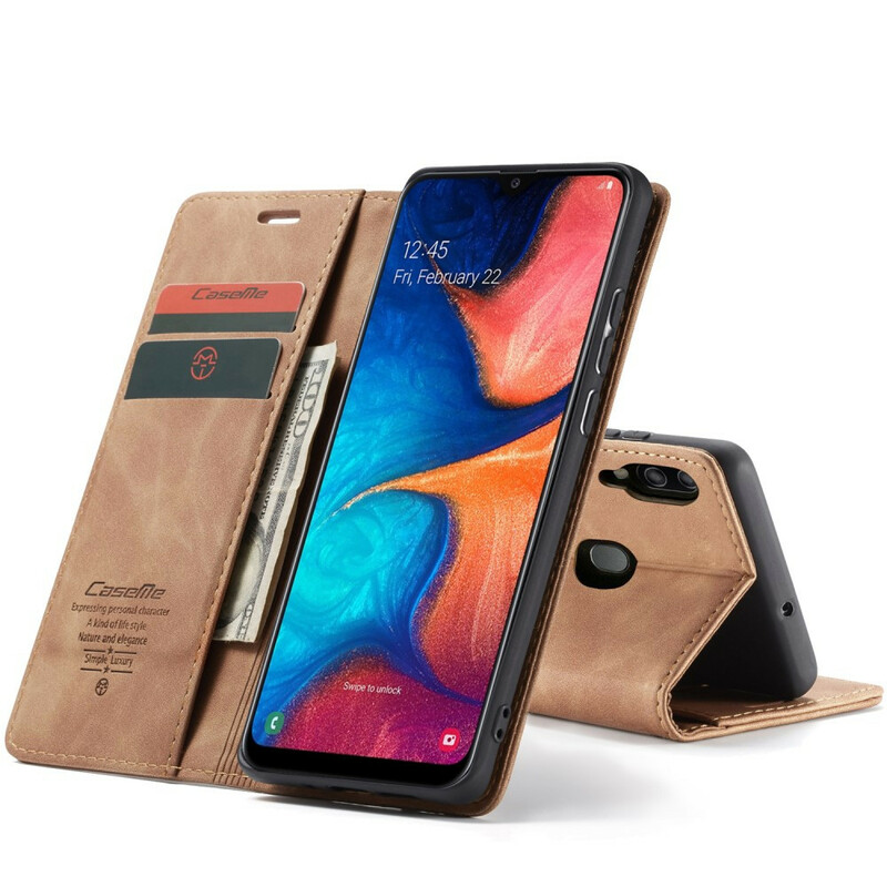 Flip Cover Samsung Galaxy A30 CASEME Kunstleder